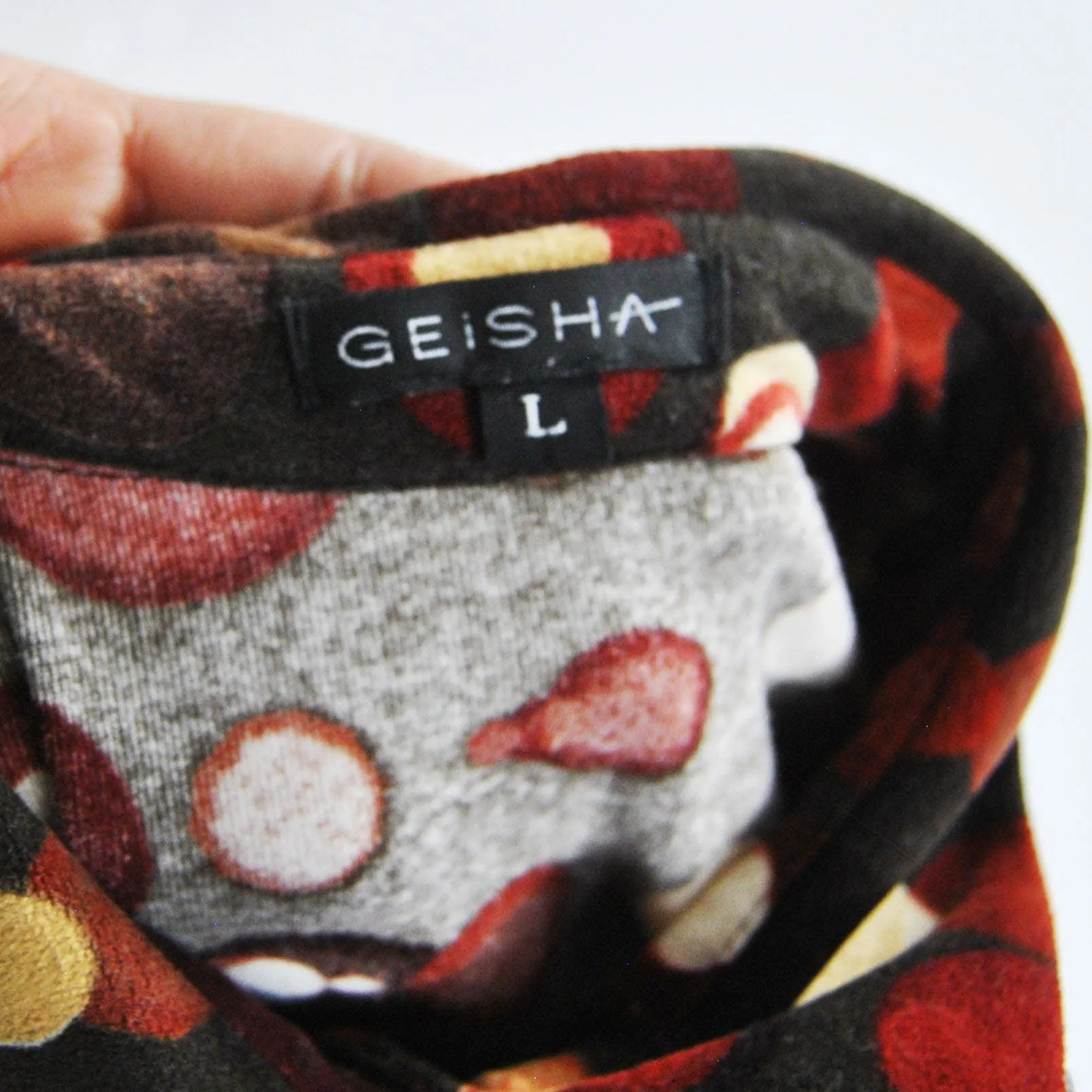 00's Polka Dotted Shirt Dress by Geisha