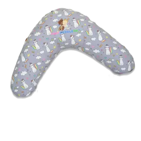 Babycuddle Nursing Pillow (Multi-use) - Cats in Gray