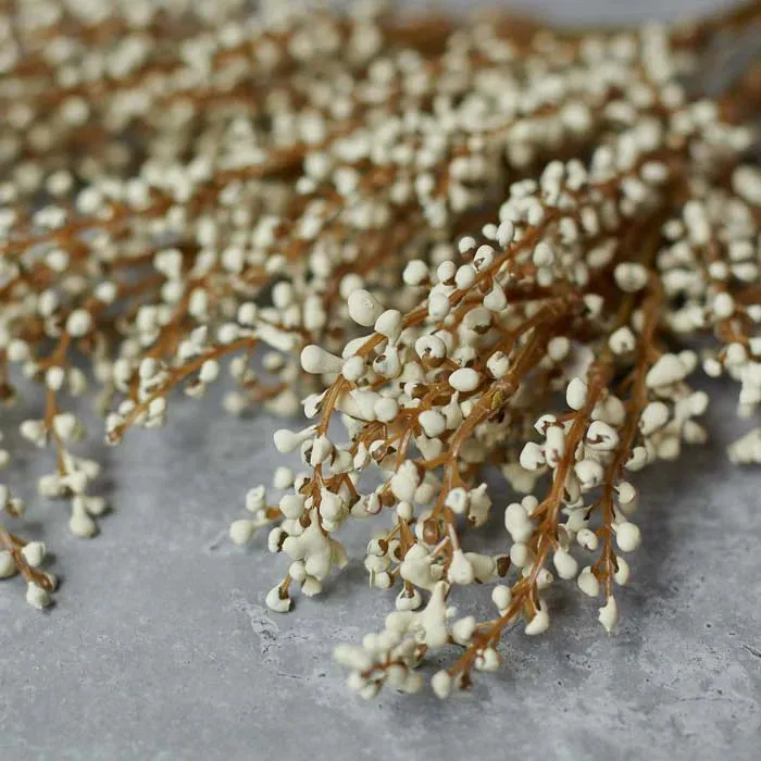 Cream Heather Stem 42cm