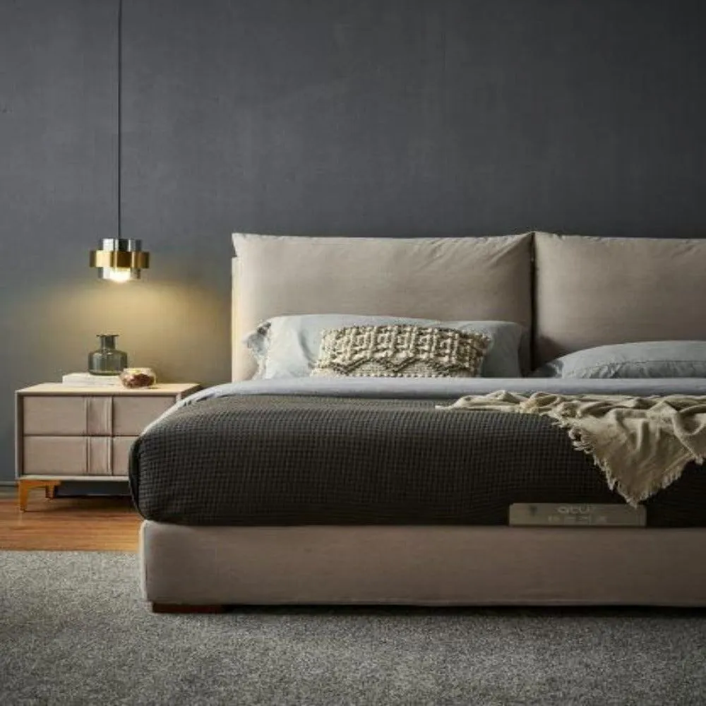 Golf Pro Bed with Storage in Suede