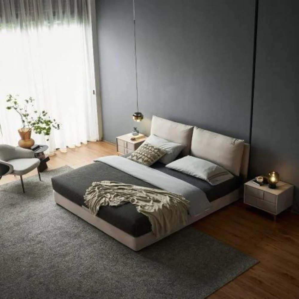 Golf Pro Bed with Storage in Suede