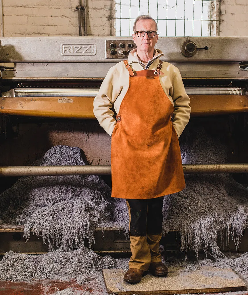 Heritage Suede Leather Full Length Apron