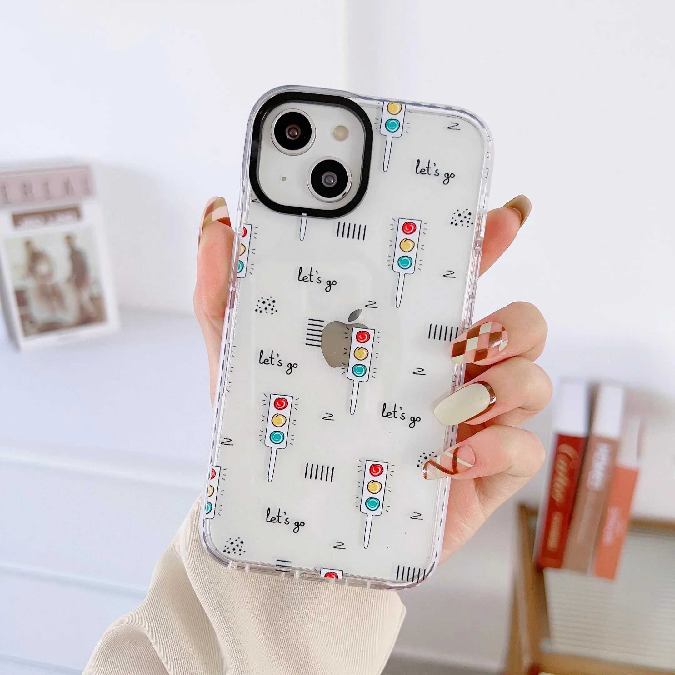 iPhone Impact Proof Silicon Case ( Travel Stickers )