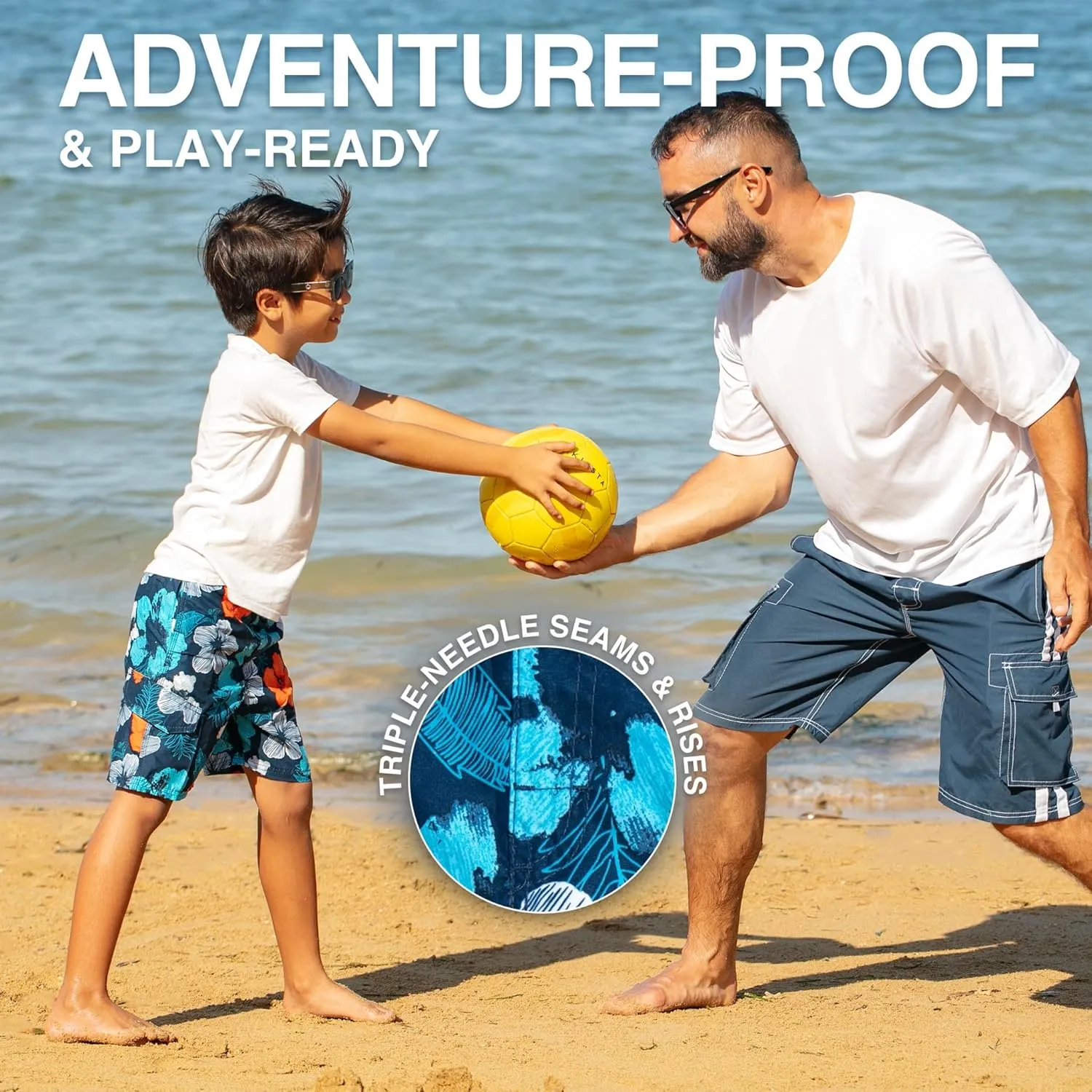 Kanu Surf Viper Boys Swim Trunks with UPF 50  Sun Protection-Quick Dry Boys Swimsuit