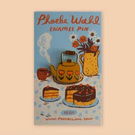 Kettle Enamel Pin