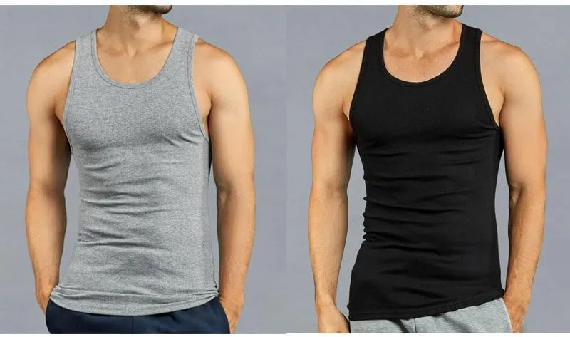 Knocker Men's 3 pc Tank Top Undershirts A-Shirt