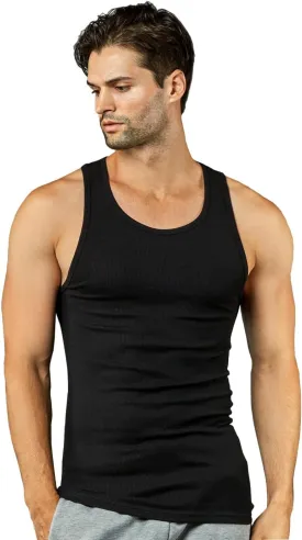 Knocker Men's 3 pc Tank Top Undershirts A-Shirt