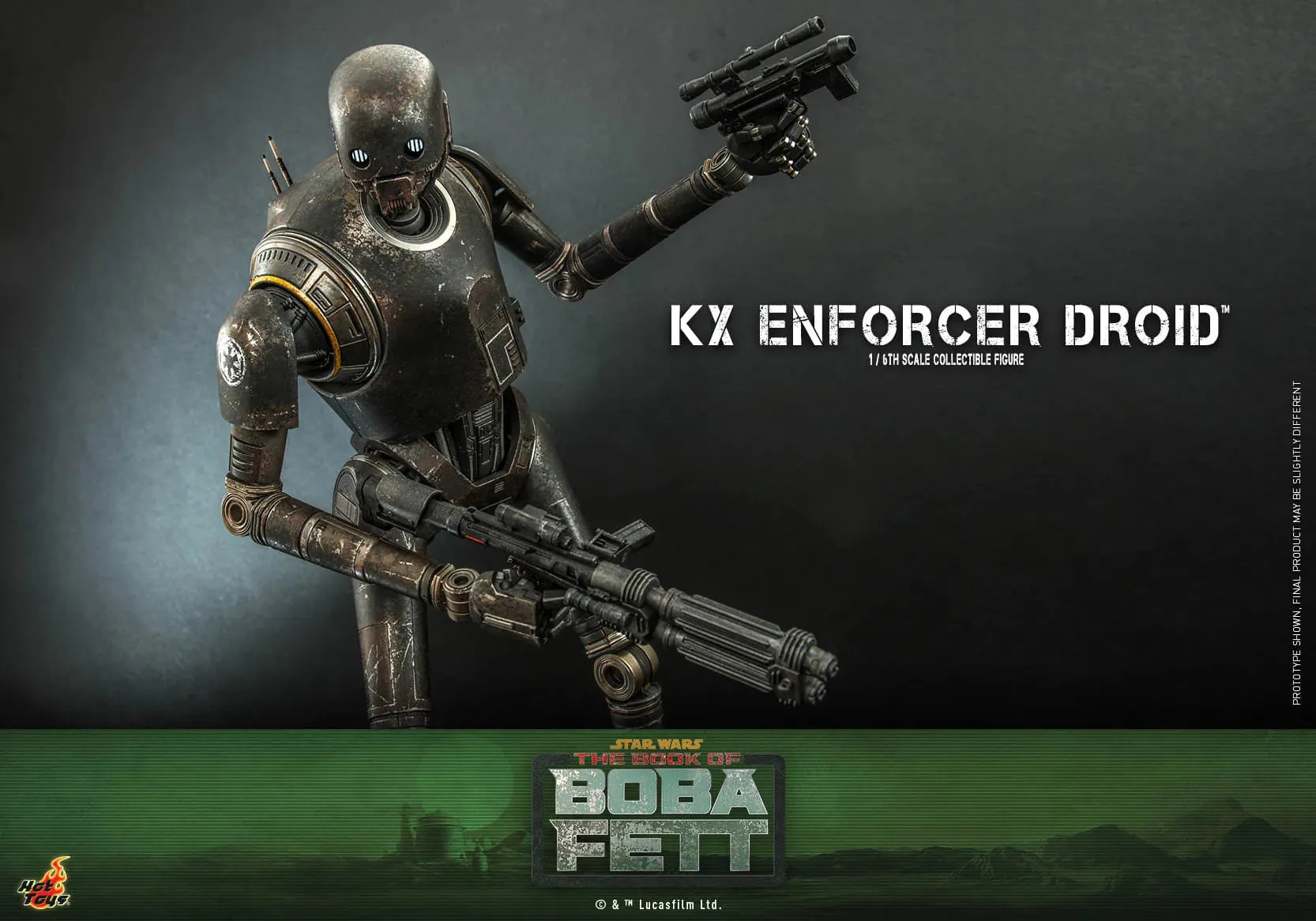 KX Enforcer Droid: Star Wars: The Book Of Boba Fett: TMS072