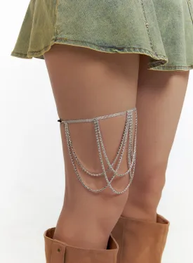 Rhinestone Tight Chain OU404