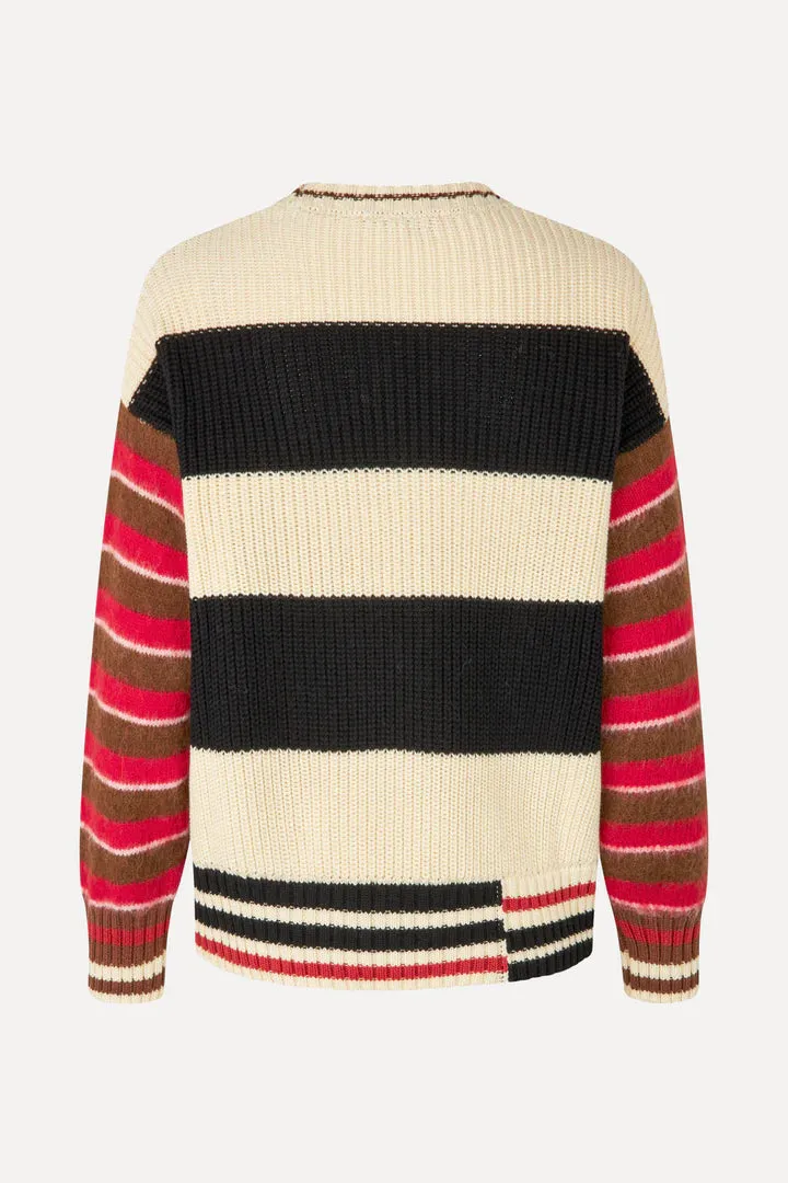 Stine Goya Pullover Hybrid Stripe