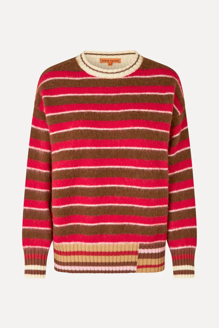 Stine Goya Pullover Hybrid Stripe