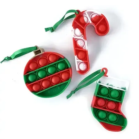 The OMG! Pop Fidgety Ornaments - Holiday Styles