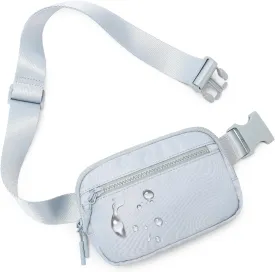 WESTBRONCO Fanny Packs for Women Men, Belt Bag with Zipper Pockets, Fashion Waist Packs, 1L Lightweight Crossbody Bags with Adjustable Strap for Workout/Running/Hiking